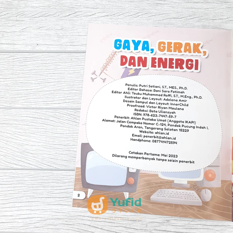 BUKU SERI SAINS UNTUK ANAK - GAYA GERAK DAN ENERGI (AHLAN) - Image 4