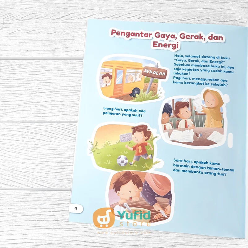 BUKU SERI SAINS UNTUK ANAK - GAYA GERAK DAN ENERGI (AHLAN) - Image 5