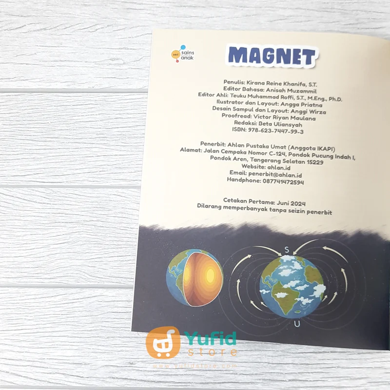 BUKU SERI SAINS UNTUK ANAK - MAGNET (AHLAN) - Image 4