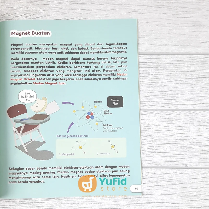 BUKU SERI SAINS UNTUK ANAK - MAGNET (AHLAN) - Image 7
