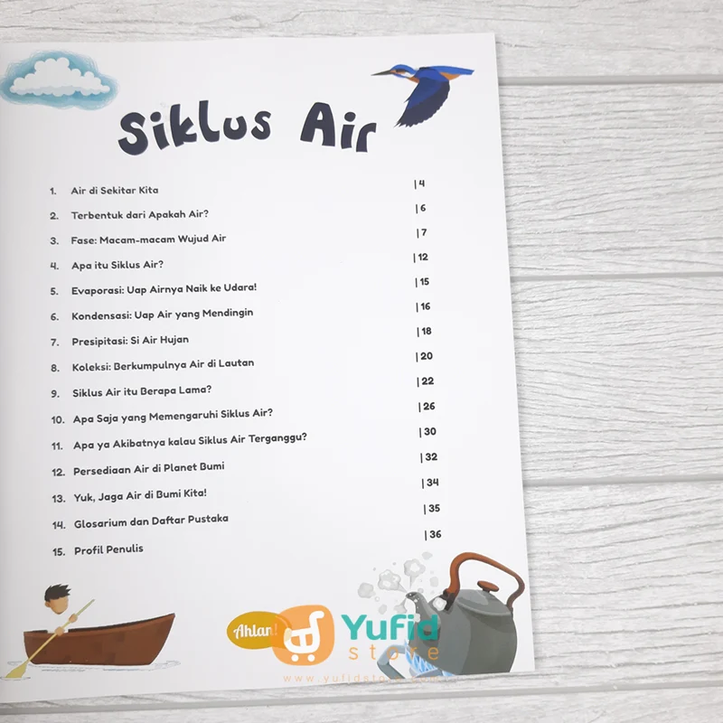 BUKU SERI SAINS UNTUK ANAK - SIKLUS AIR (AHLAN) - Image 4