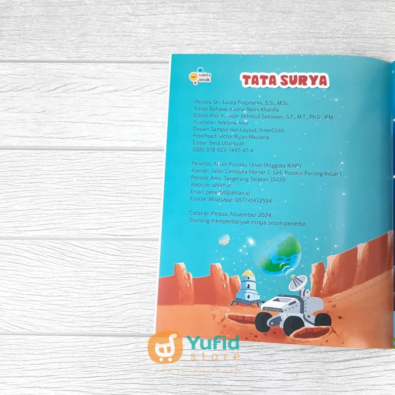 BUKU SERI SAINS UNTUK ANAK - TATA SURYA (AHLAN) - Image 3