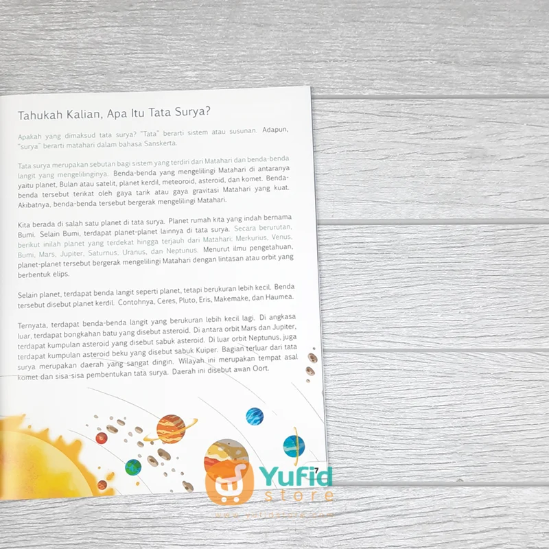 BUKU SERI SAINS UNTUK ANAK - TATA SURYA (AHLAN) - Image 6