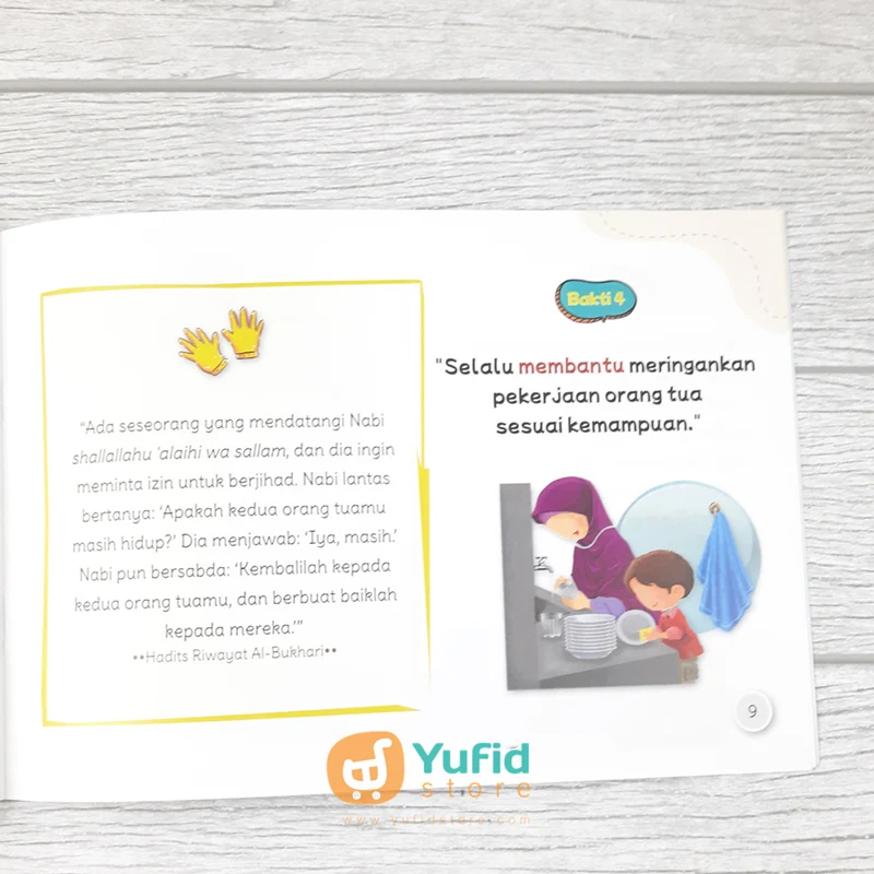 BUKU SERIAL ADAB ANAK SHALIH AKU SAYANG AYAH DAN IBU (PUSTAKA IMAM ASY SYAFII) - Image 6