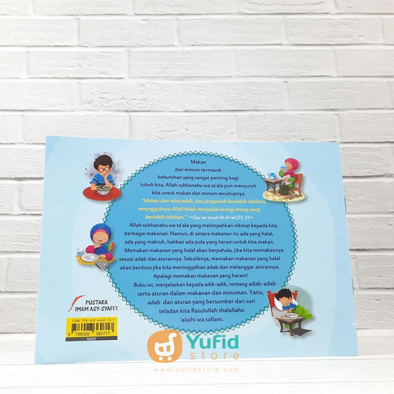 BUKU SERIAL ADAB ANAK SHALIH NIKMAT MAKAN DAN MINUM (PUSTAKA IMAM ASY SYAFII) - Image 2