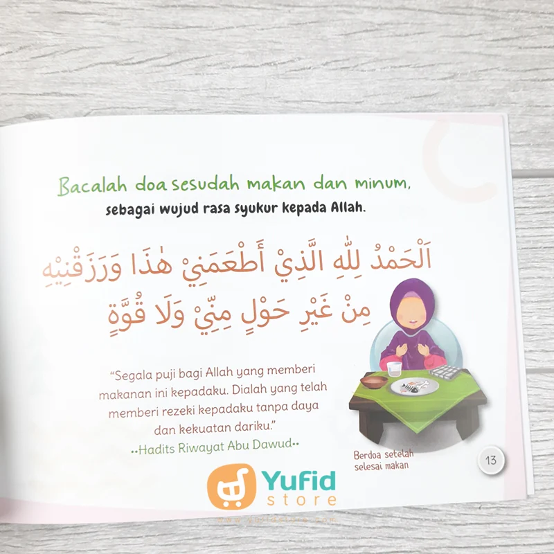 BUKU SERIAL ADAB ANAK SHALIH NIKMAT MAKAN DAN MINUM (PUSTAKA IMAM ASY SYAFII) - Image 8