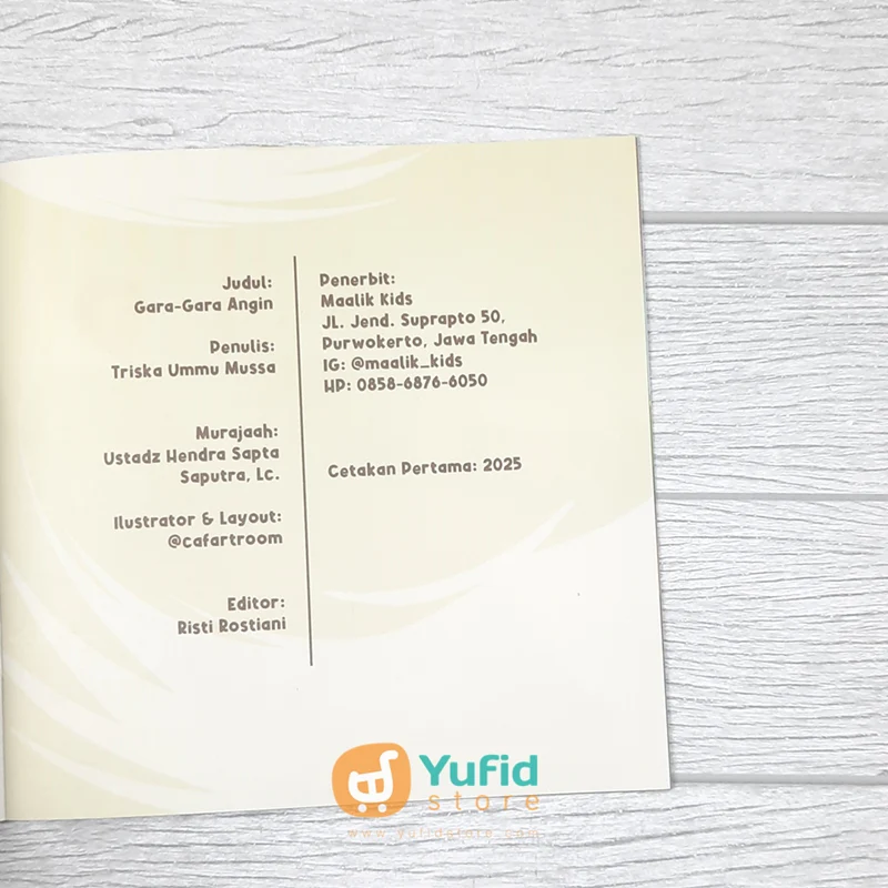 BUKU SERIAL TAUHID LAA TUSYRIK BILLAAH - SET 7 BUKU KISAH SERU ANTI SYIRIK (MAALIK KIDS) - Image 9