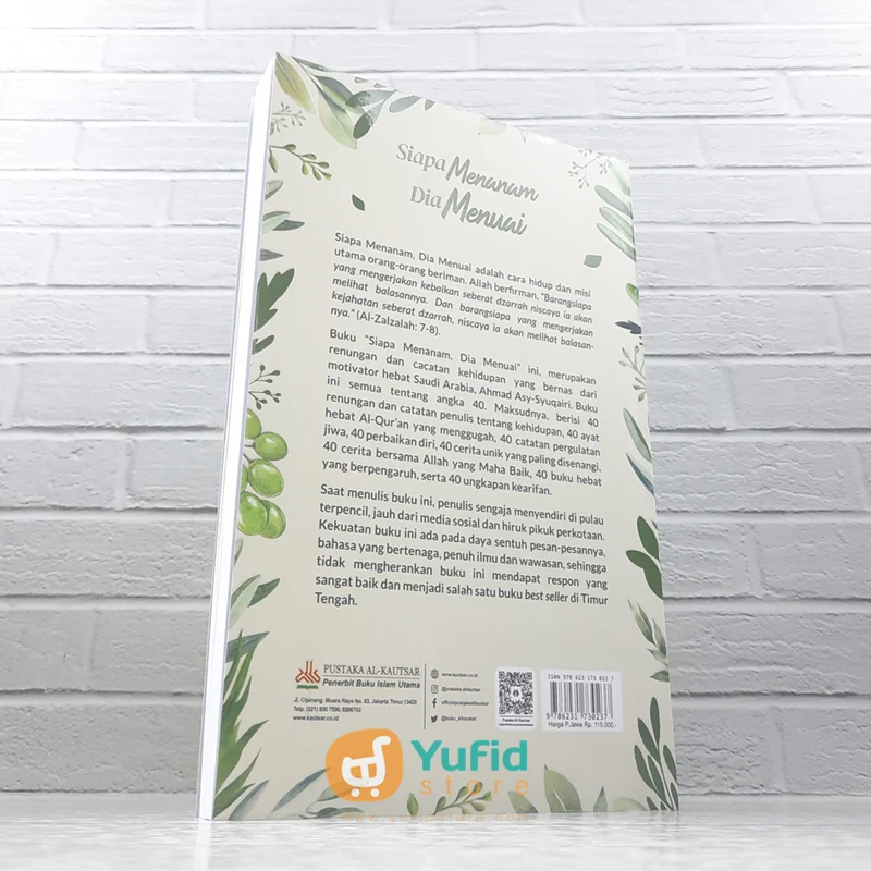 BUKU SIAPA MENANAM DIA MENUAI 40 RENUNGAN KEHIDUPAN (PUSTAKA AL-KAUTSAR) - Image 2