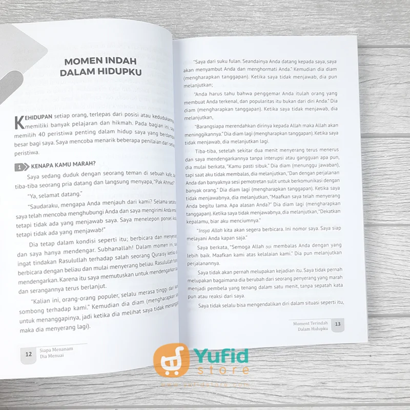 BUKU SIAPA MENANAM DIA MENUAI 40 RENUNGAN KEHIDUPAN (PUSTAKA AL-KAUTSAR) - Image 7