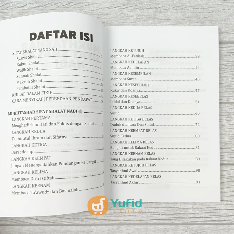 BUKU SIFAT SHALAT NABI DISERTAI GAMBAR DAN TATACARA SHALAT (FAHD PUBLISHING) - Image 4