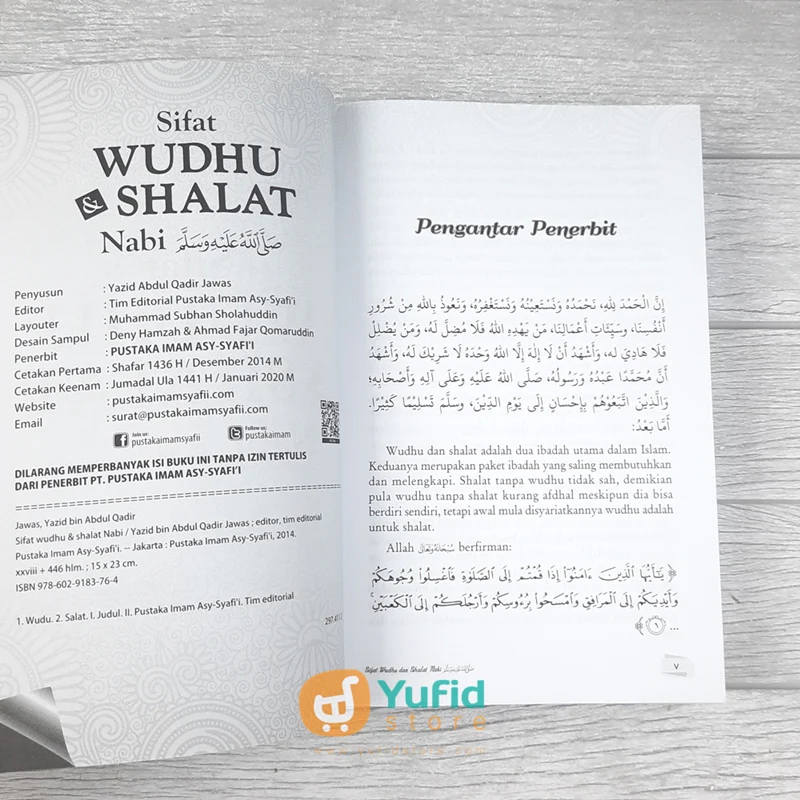 BUKU SIFAT WUDHU DAN SHALAT NABI (PUSTAKA IMAM ASY-SYAFII) - Image 3