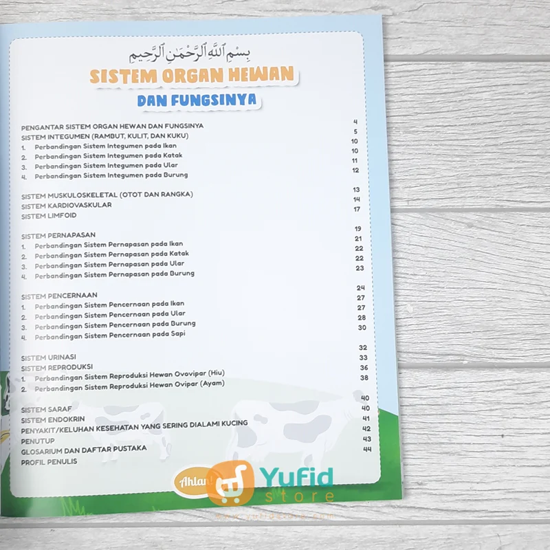 BUKU SISTEM ORGAN HEWAN DAN FUNGSINYA (AHLAN) - Image 3