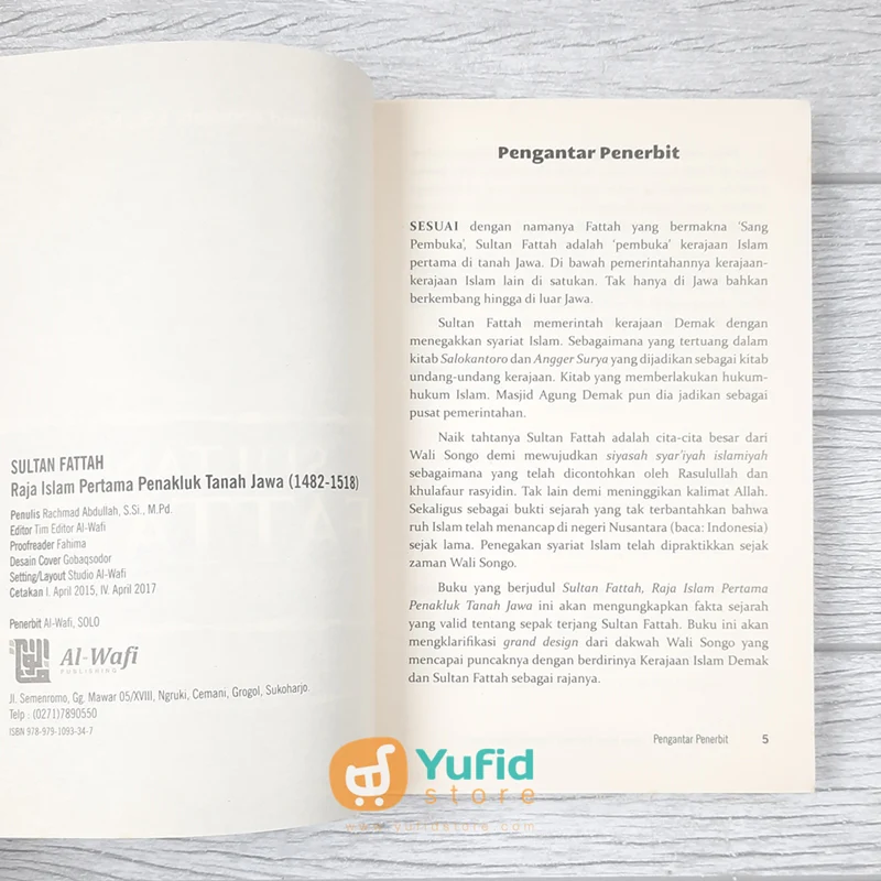 BUKU SULTAN FATTAH RAJA ISLAM PERTAMA PENAKLUK TANAH JAWA (AL WAFI PUBLISHING) - Image 3