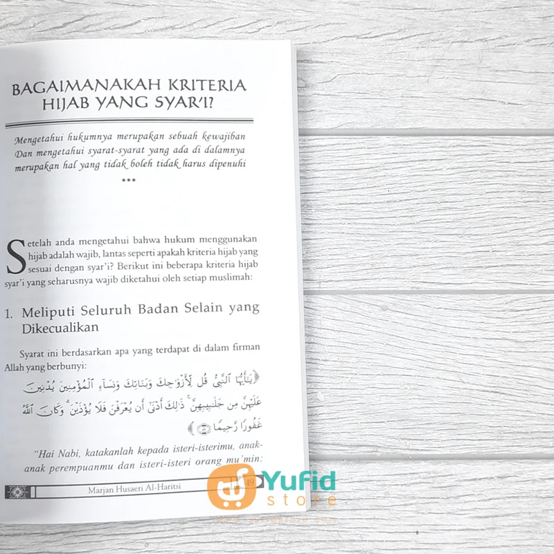 Buku Sungguh Engkau Lebih Cantik Dengan Hijab (Maktabah Al-Hanif) - Image 8