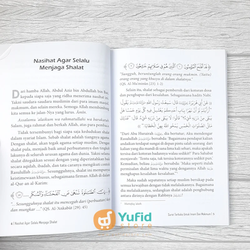 BUKU SURAT TERBUKA UNTUK IMAM DAN MAKMUM (PUSTAKA IMAM ASY-SYAFII) - Image 5