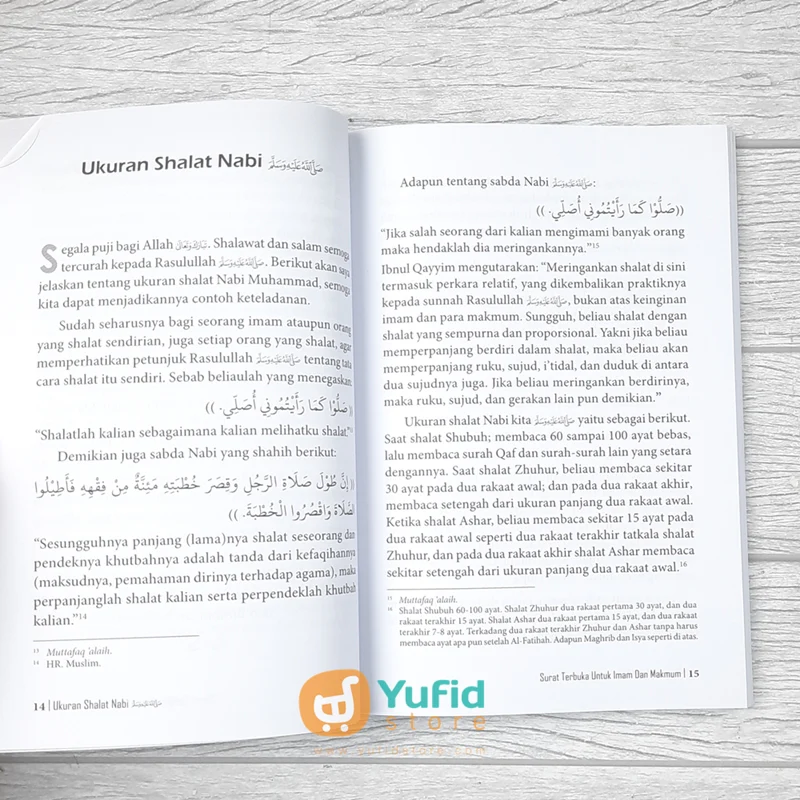 BUKU SURAT TERBUKA UNTUK IMAM DAN MAKMUM (PUSTAKA IMAM ASY-SYAFII) - Image 6