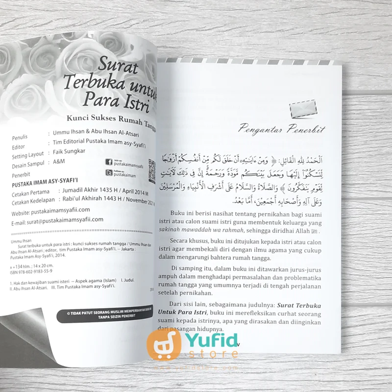 BUKU SURAT TERBUKA UNTUK PARA ISTRI - KUNCI SUKSES RUMAH TANGGA (PUSTAKA IMAM ASY SYAFII) - Image 3