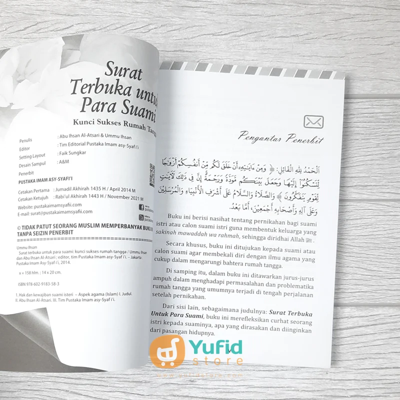 BUKU SURAT TERBUKA UNTUK PARA SUAMI - KUNCI SUKSES RUMAH TANGGA (PUSTAKA IMAM ASY SYAFII) - Image 3