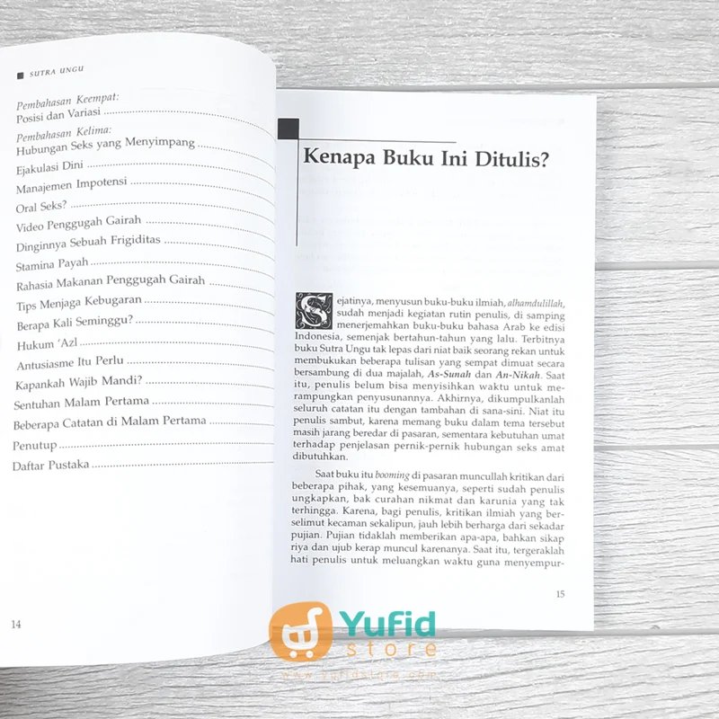 BUKU SUTRA UNGU - PANDUAN BERHUBUNGAN INTIM DALAM PERSPEKTIF ISLAM (RUMAH DZIKIR) - Image 5