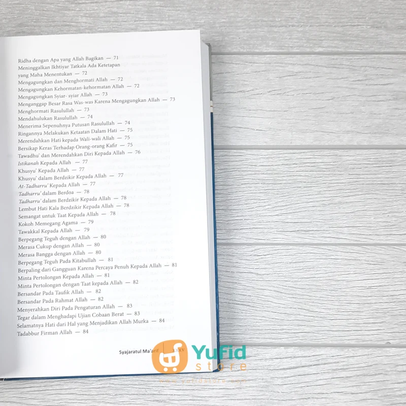BUKU SYAJARATUL MA'RIF - TANGGA MENUJU IHSAN (PUSTAKA AL-KAUTSAR) - Image 6