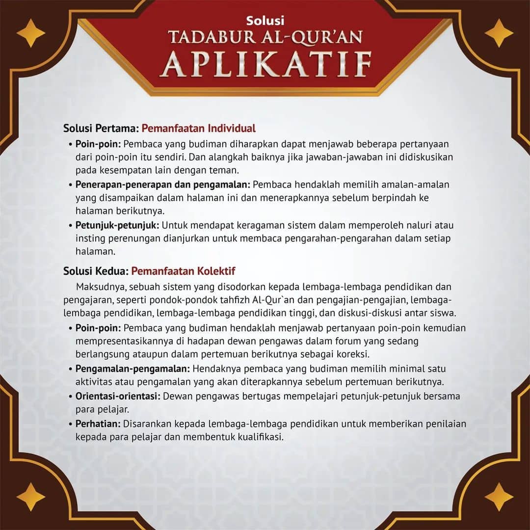 BUKU TADABUR AL-QUR'AN APLIKATIF - 1 SET - JILID 1-3 (PUSTAKA AL-KAUTSAR) - Image 8