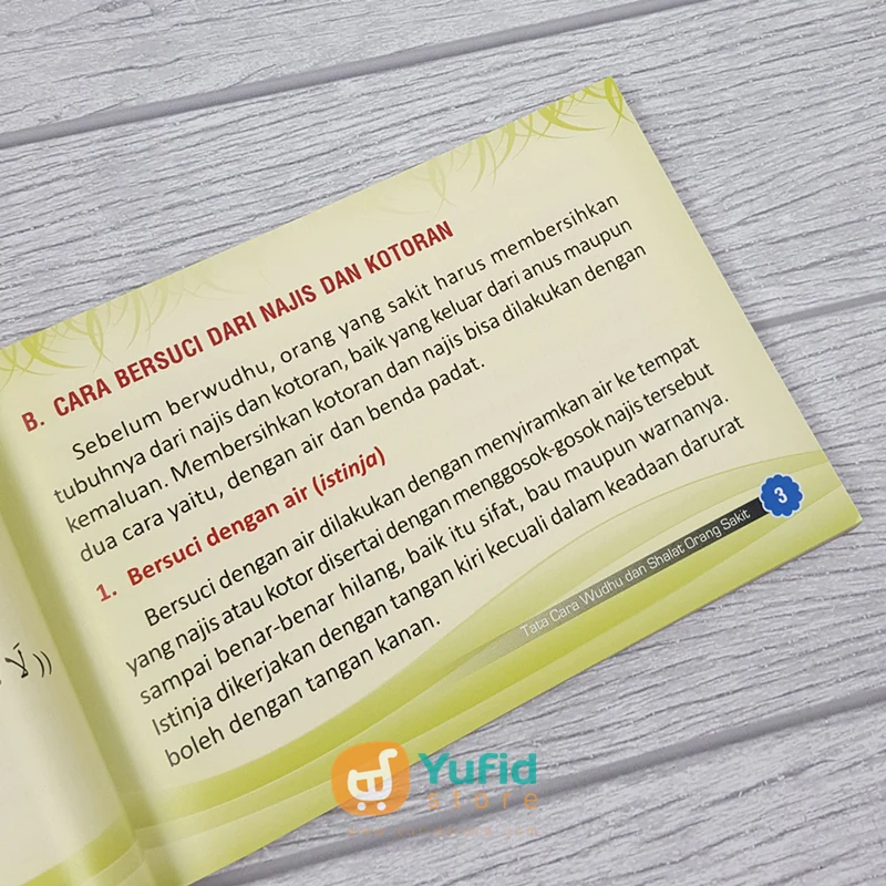 Buku Tata Cara Wudhu Dan Shalat Orang Sakit (Pustaka Imam Asy-Syafi’i) - Image 7