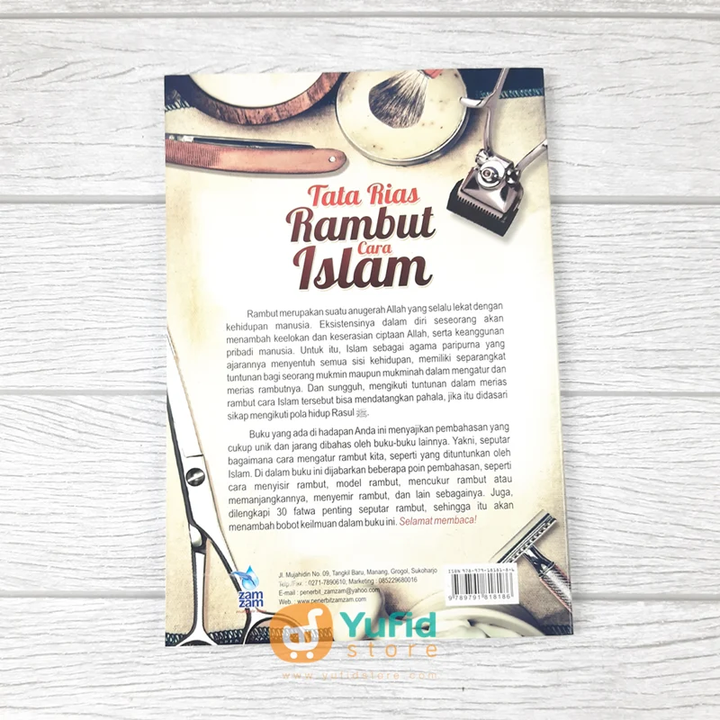 BUKU TATA RIAS RAMBUT CARA ISLAM (ZAM ZAM) - Image 2