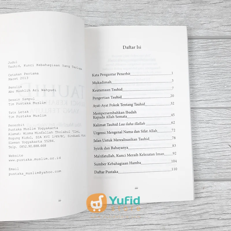 BUKU TAUHID KUNCI KEBAHAGIAAN YANG TERLUPAKAN (PUSTAKA MUSLIM) - Image 3