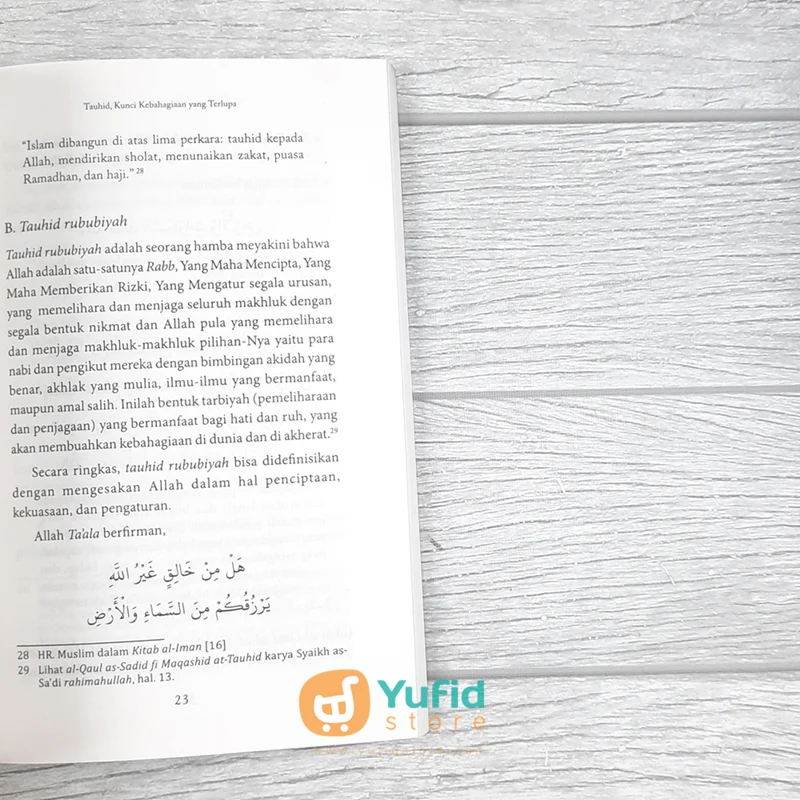 BUKU TAUHID KUNCI KEBAHAGIAAN YANG TERLUPAKAN (PUSTAKA MUSLIM) - Image 7