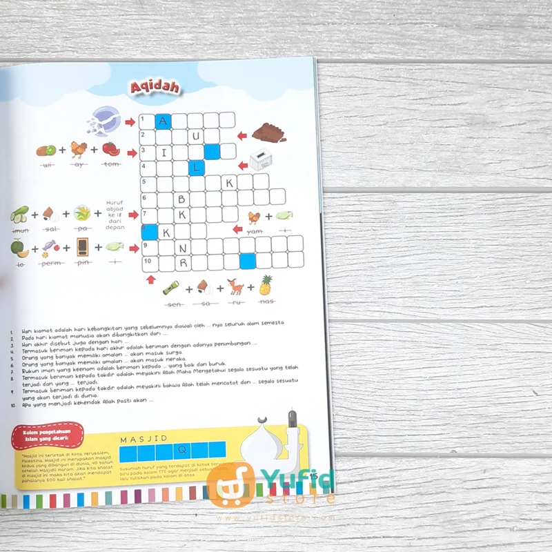 BUKU TEKA-TEKI SERU ANAK MUSLIM LEVEL 1 (AHLAN) - Image 6