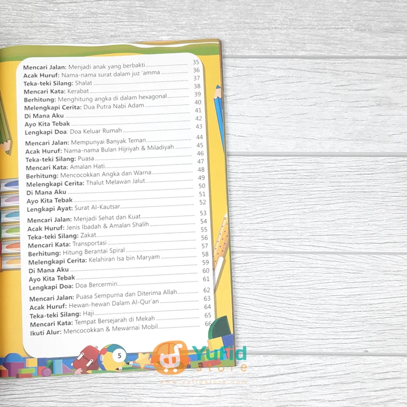 BUKU TEKA-TEKI SHALIH SHALIHAH DAN BUKU MAZE SERU ANAK MUSLIM (PUSTAKA ARAFAH) - Image 5