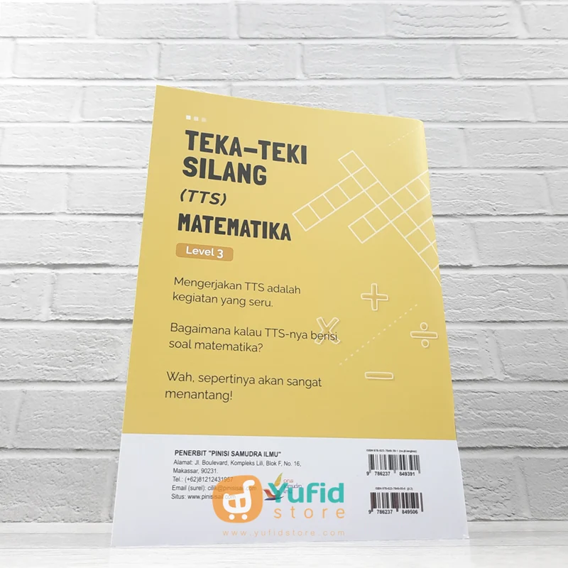 BUKU TEKA-TEKI SILANG MATEMATIKA LEVEL 3 (PINISI SAMUDRA ILMU) - Image 2