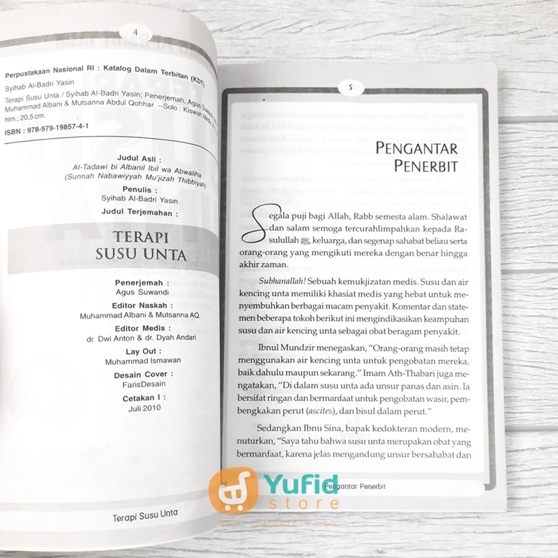 BUKU TERAPI SUSU UNTA (KISWAH MEDIA) - Image 3