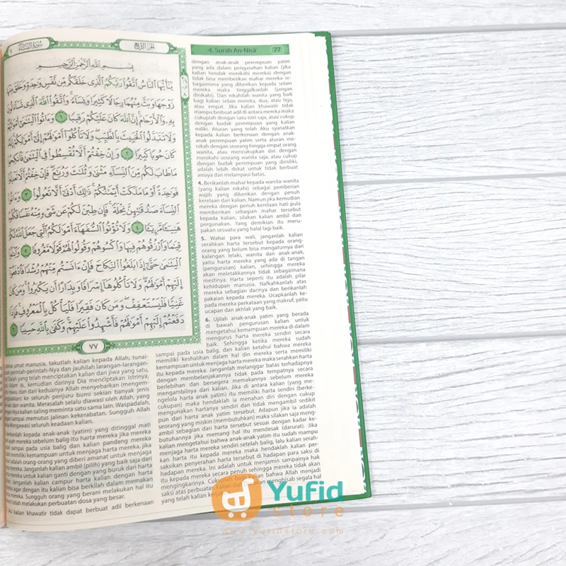 Buku Terjemah At-Tafsir Al-Muyassar Disertai Dengan Mushaf Al-Madinah Ukuran A5 (Al-Qowam) - Image 6
