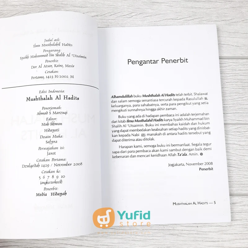 Buku Terjemah Musthalah Hadits (Media Hidayah) - Image 2
