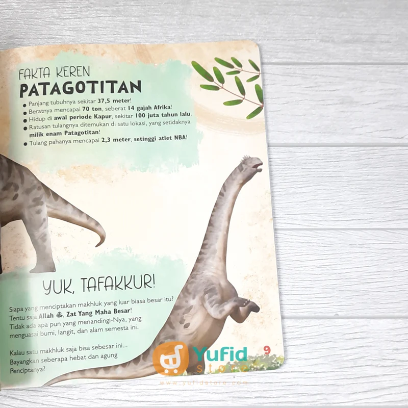 BUKU THE DINO BOOK - DINOSAURUS DALAM SAINS & PANDANGAN ISLAM (MAALIK KIDS) - Image 8