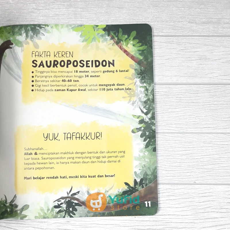 BUKU THE DINO BOOK - DINOSAURUS DALAM SAINS & PANDANGAN ISLAM (MAALIK KIDS) - Image 9