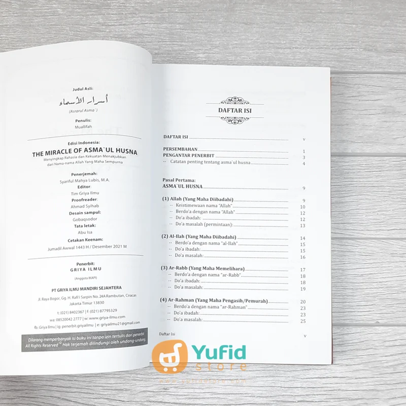 BUKU THE MIRACLE OF ASMAUL HUSNA (GRIYA ILMU) - Image 3