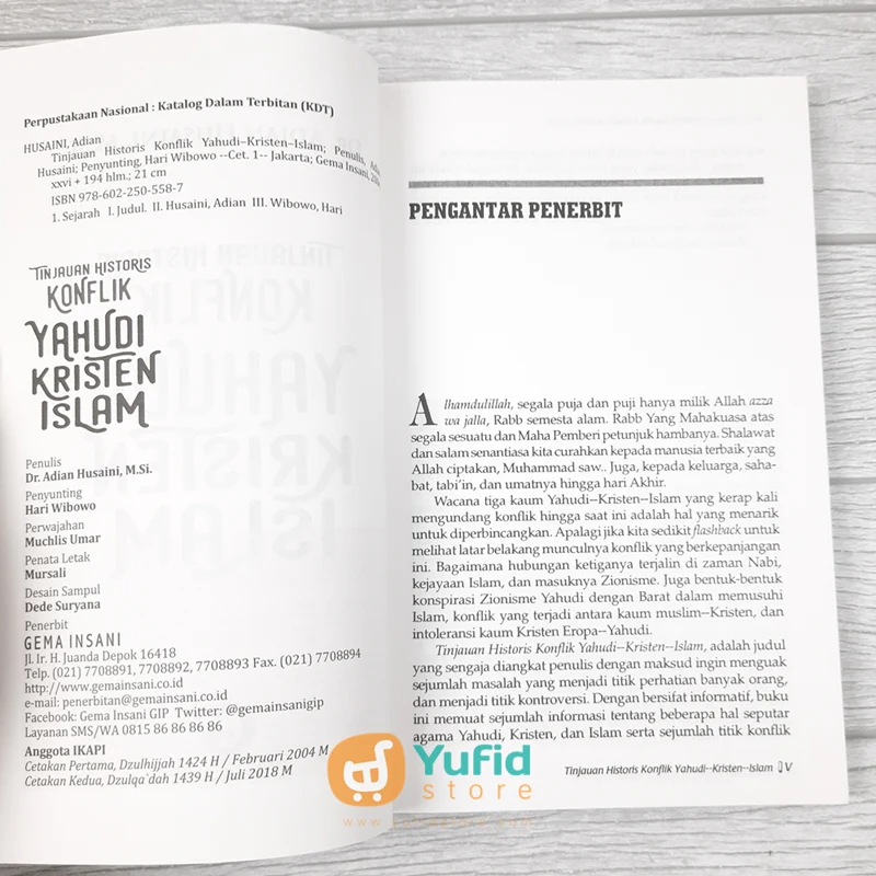 Buku Tinjauan Historis Konflik Yahudi Kristen Islam (Gema Insani Press) - Image 3