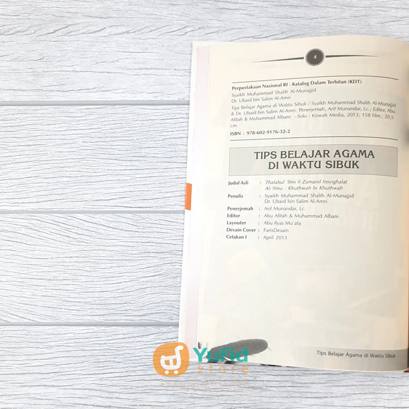BUKU TIPS BELAJAR AGAMA DI WAKTU SIBUK (KISWAH MEDIA) - Image 3