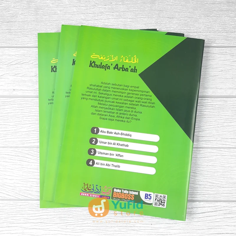 BUKU TULIS BIG BOS 2023 - TOKOH - ABDULLAH DAN KHALIFAH (ADZ-DZAHABI) - Image 4