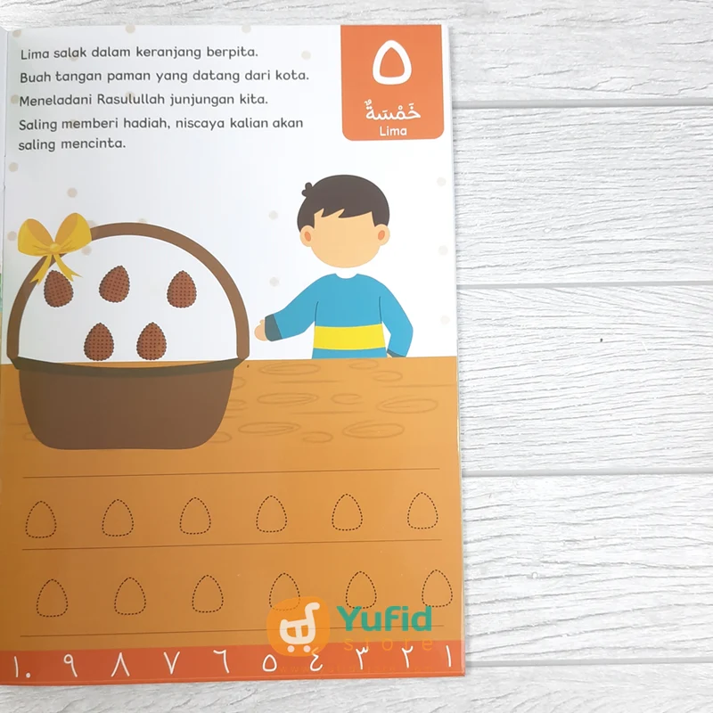 BUKU TULIS HAPUS ANGKA ARAB 1-10 DAN 11-20 - SET 2 BUKU (AHLAN) - Image 6
