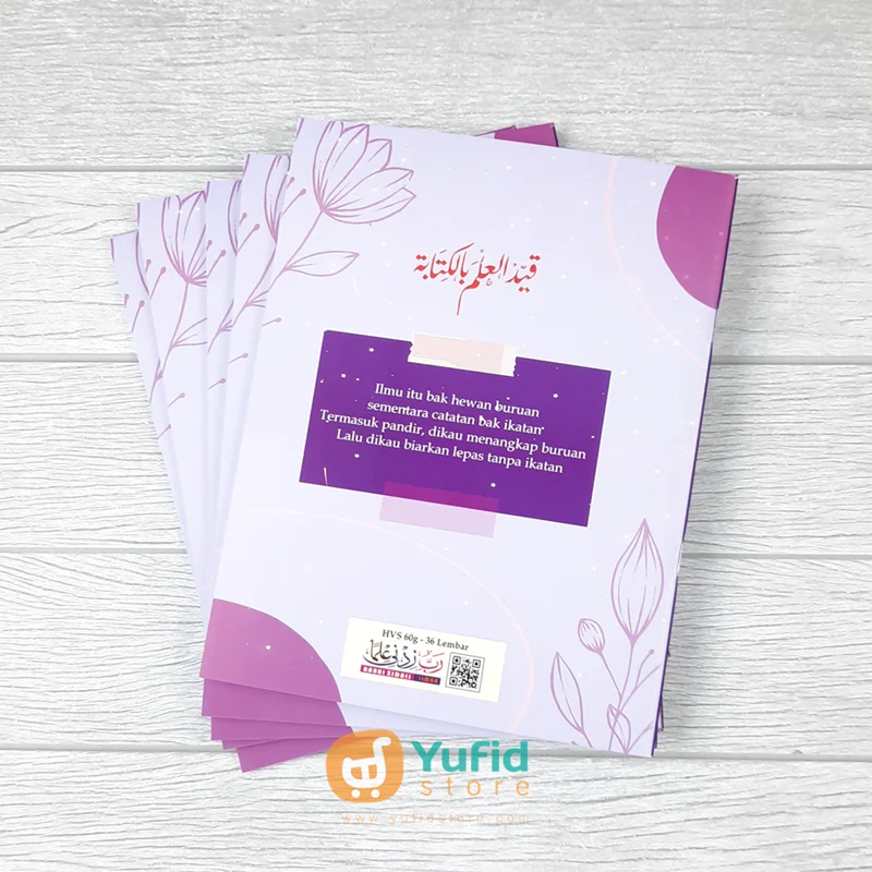 BUKU TULIS KURROSAH THOLIBATUL 'ILMI UNTUK MUSLIMAH SHOLEHAH - 36 LEMBAR - EDISI 2025 (ADZ-DZAHABI) - Image 4