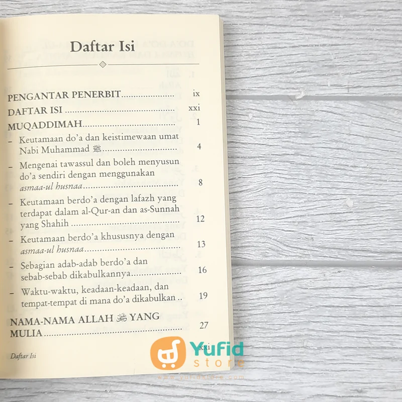 BUKU TUNTUNAN DOA DENGAN ASMAUL HUSNA (PUSTAKA IBNU UMAR) - Image 4