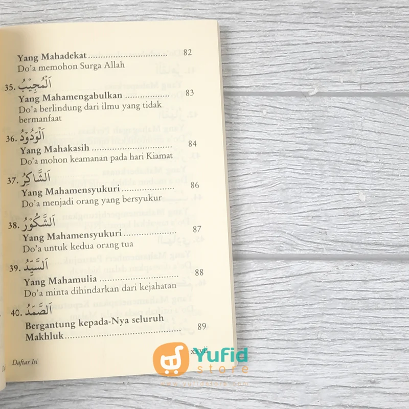 BUKU TUNTUNAN DOA DENGAN ASMAUL HUSNA (PUSTAKA IBNU UMAR) - Image 6