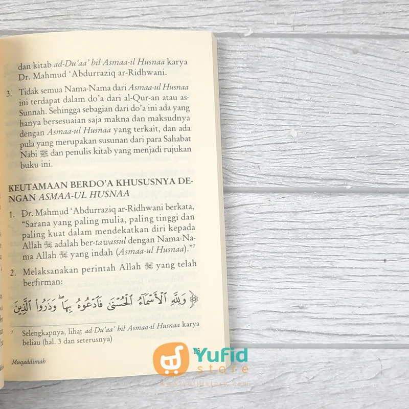BUKU TUNTUNAN DOA DENGAN ASMAUL HUSNA (PUSTAKA IBNU UMAR) - Image 7