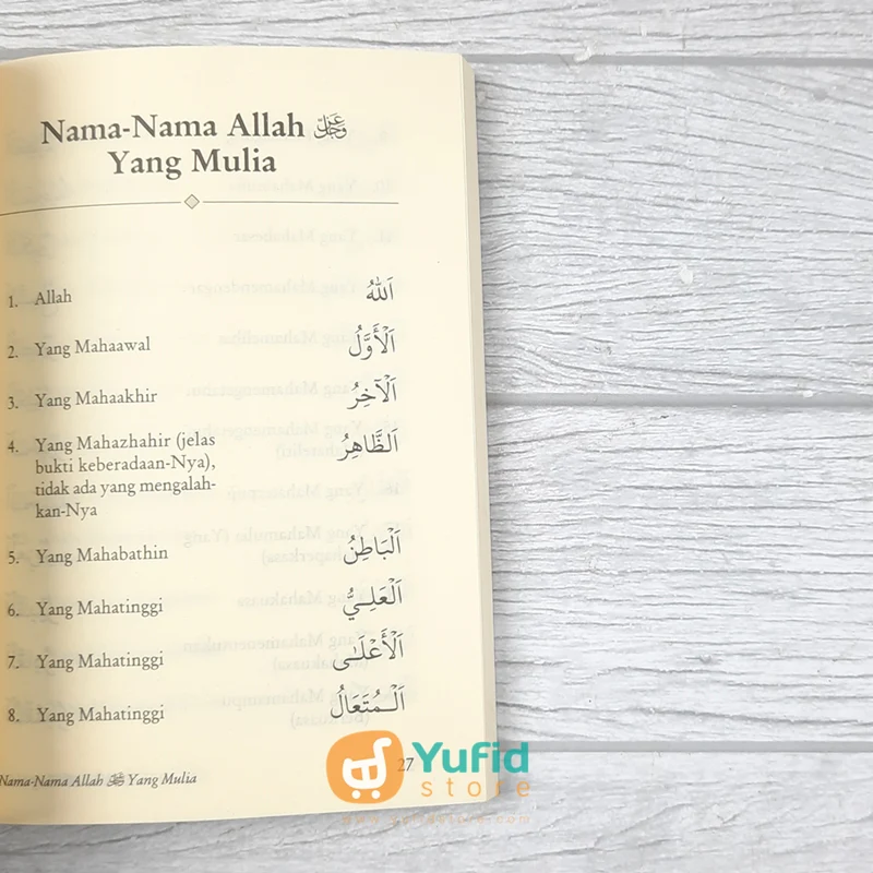 BUKU TUNTUNAN DOA DENGAN ASMAUL HUSNA (PUSTAKA IBNU UMAR) - Image 8
