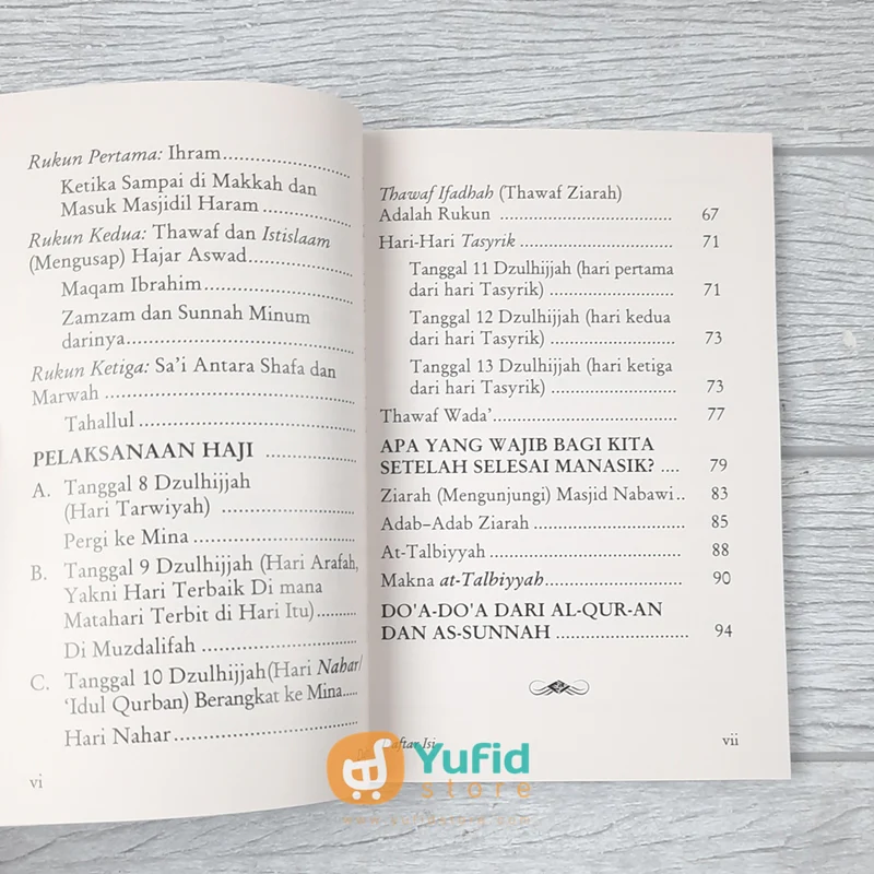BUKU SAKU TUNTUNAN MANASIK HAJI DAN UMRAH (PUSTAKA IBNU UMAR) - Image 5