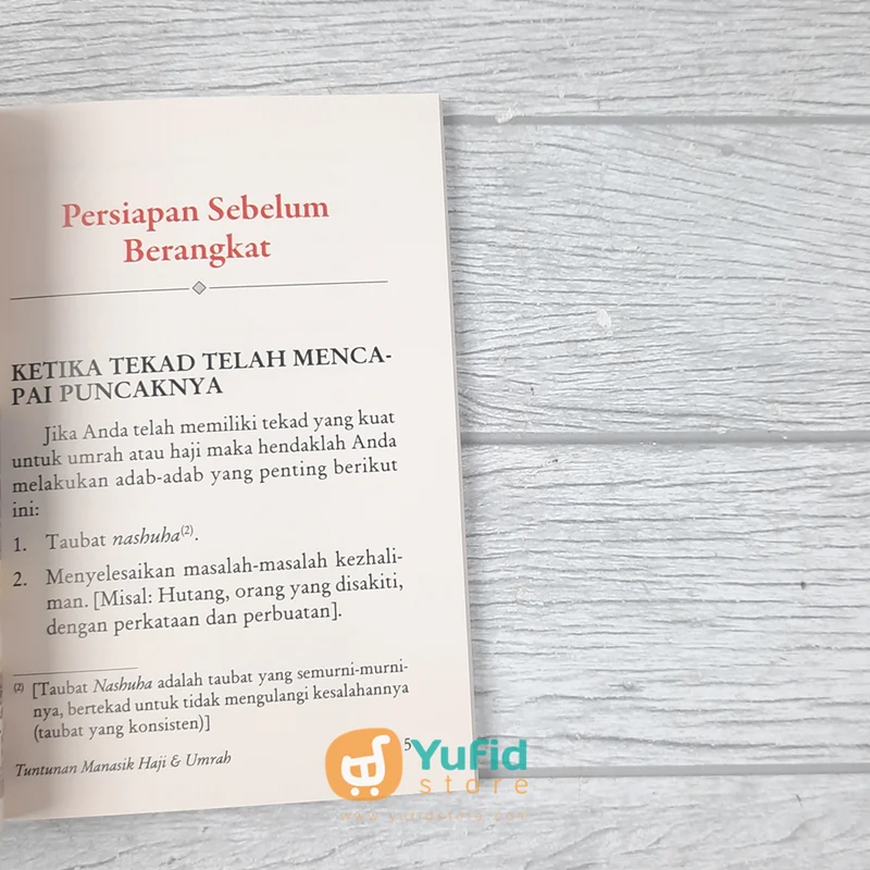 BUKU SAKU TUNTUNAN MANASIK HAJI DAN UMRAH (PUSTAKA IBNU UMAR) - Image 6