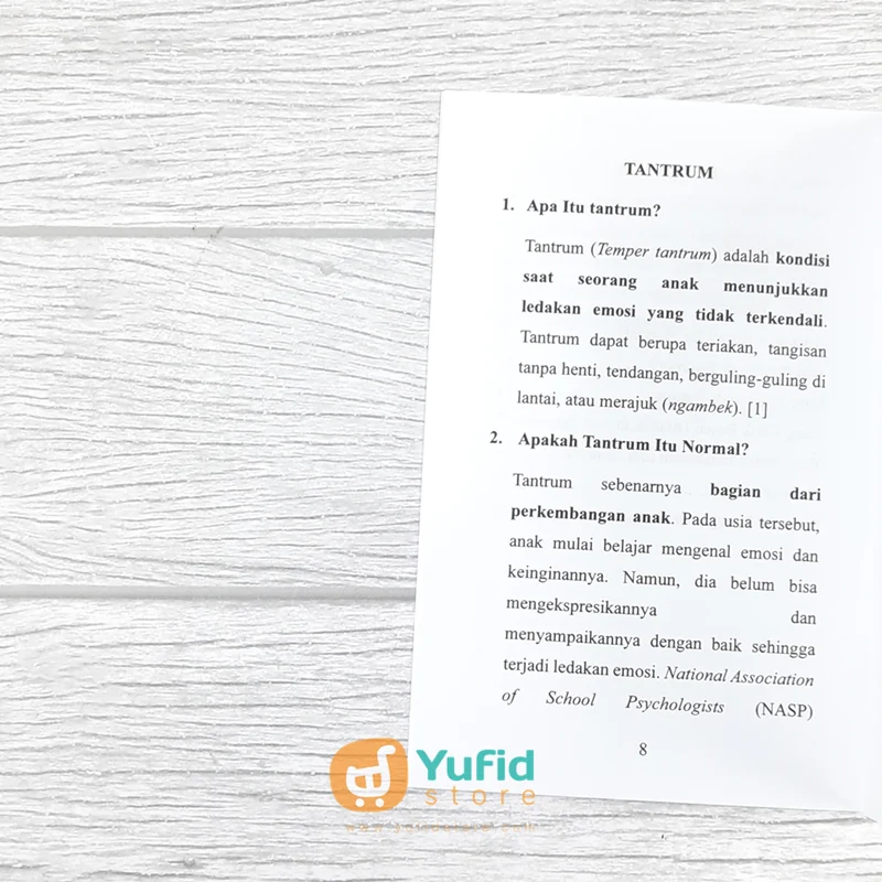 BUKU TWO POLES STORY BOOK - TANTRUM MENURUT IBU DAN ANAK DILENGKAPI PANDUAN ORANG TUA (MAALIK KIDS) - Image 10
